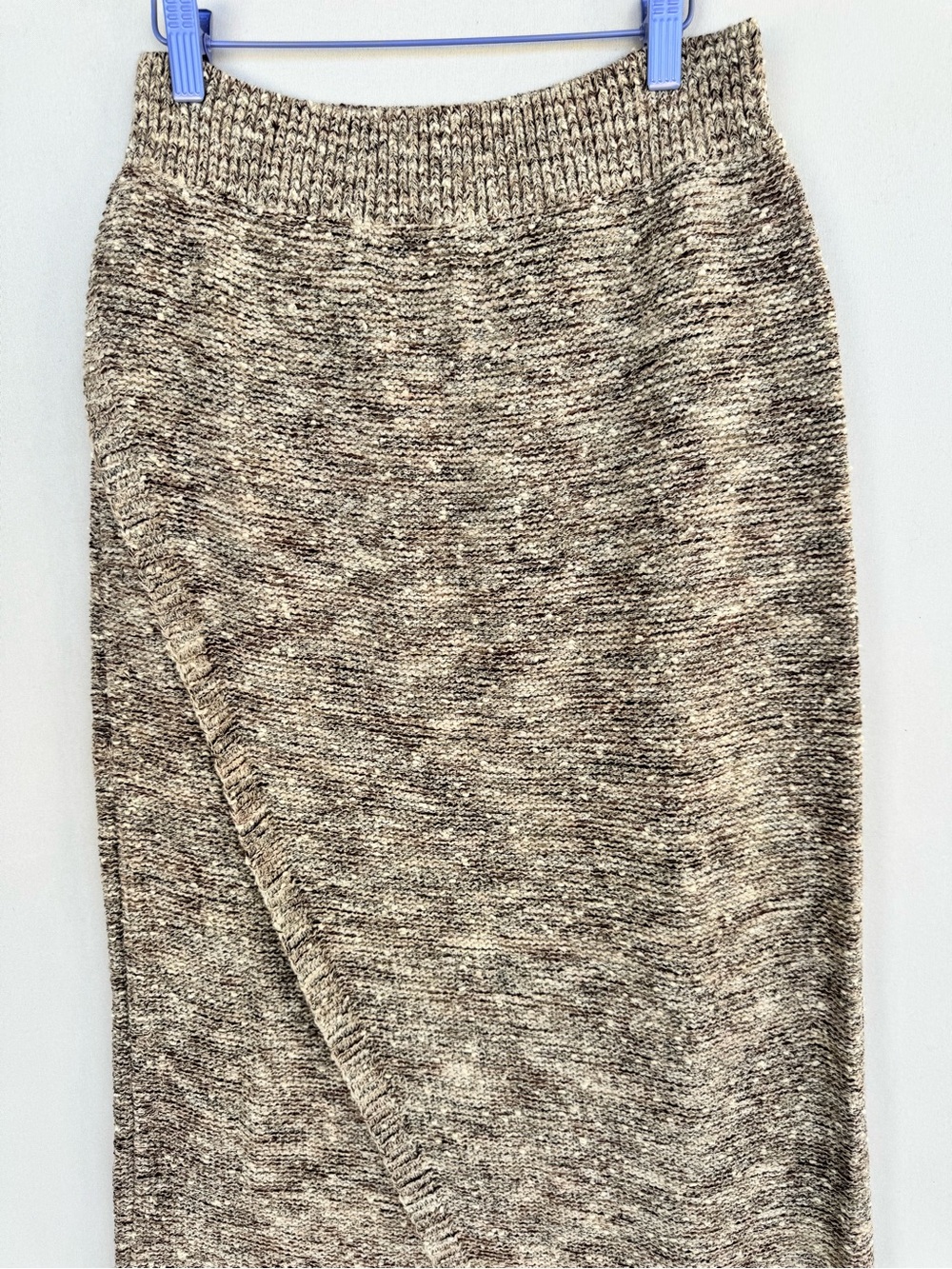 Moth Taupe-Brown Knit Midi Skirt - Picture 8 of 11